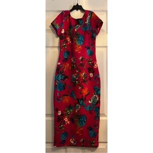 Floral Midi Dress- M